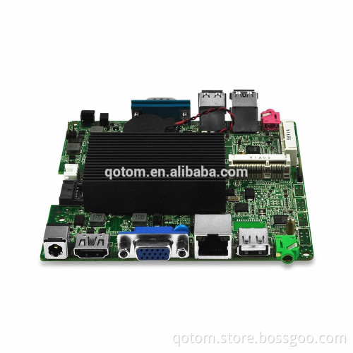 QOTOM Nano ITX motherboard with celeron j1800/j1900 processor onboard, low power consumption 10W